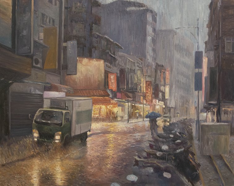 六月二日淡水豪大雨