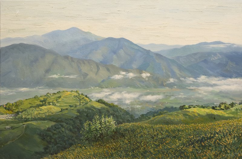 六十石山清晨