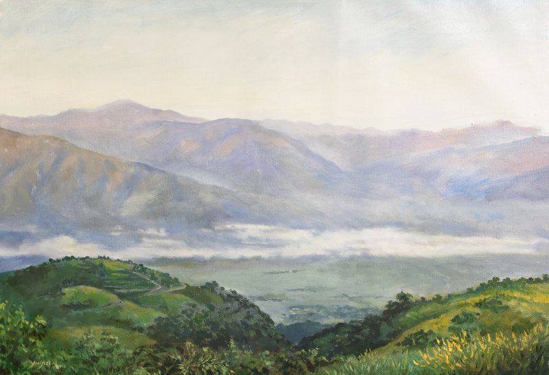 六十石山清晨